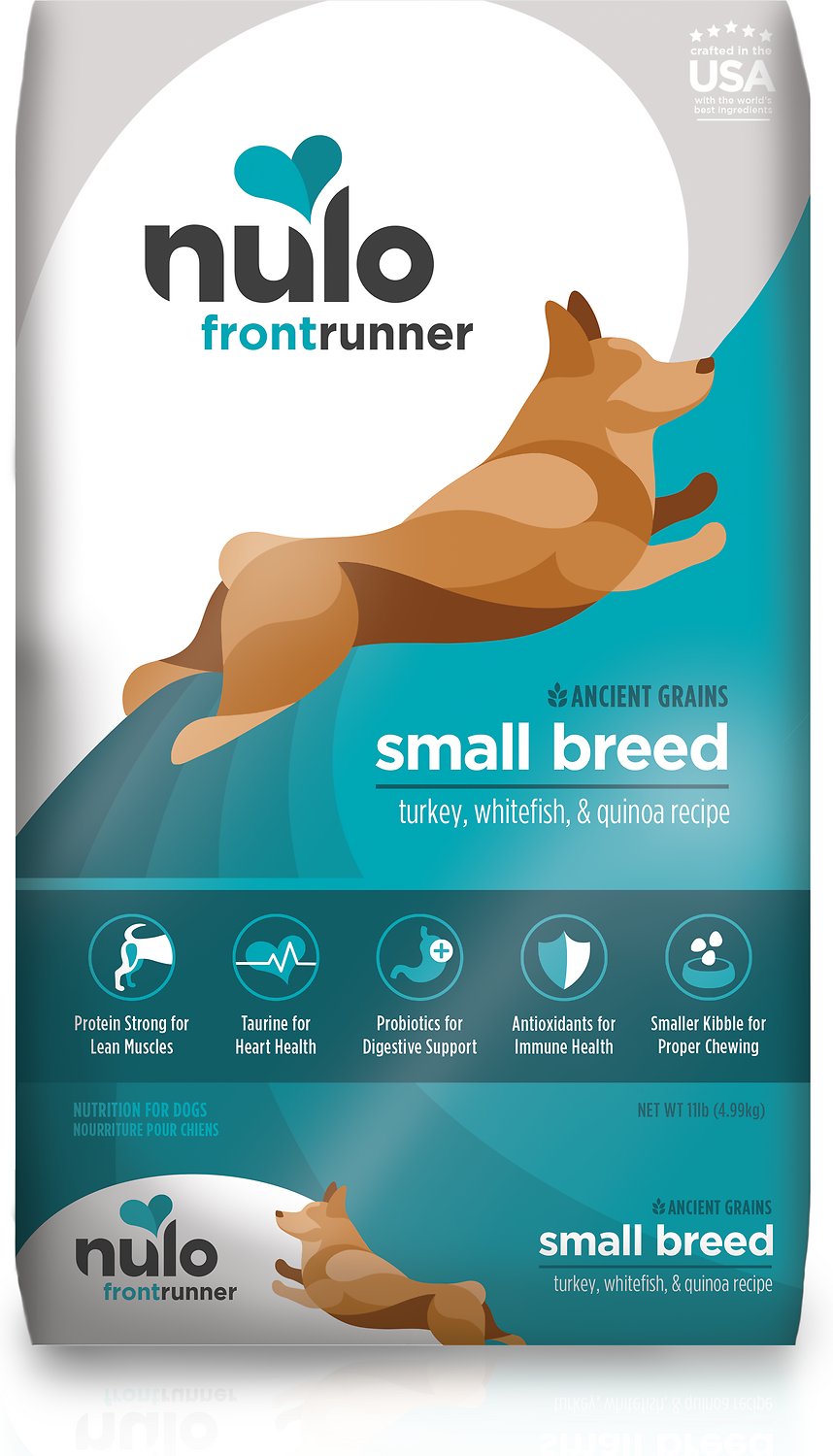 Nulo Frontrunner Ancient Grains Turkey, Whitefish & Quinoa Small Breed Dry Dog Food, 11-lb (Size: 11-lb)