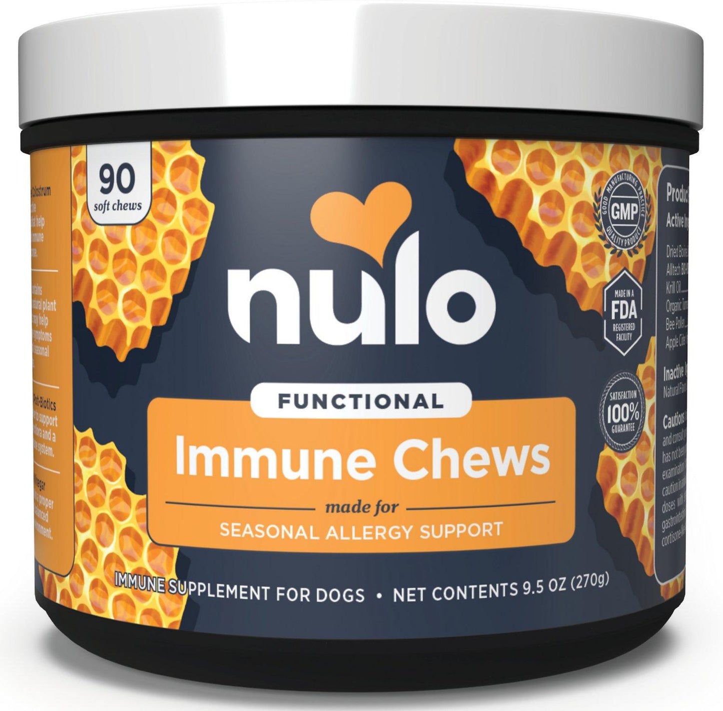Nulo Immune Seasonal Allergy Support Soft Chews Dog Supplement, 90-count (Size: 90-count)