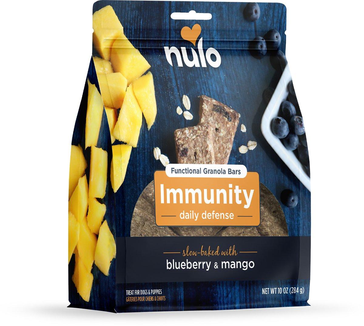 Nulo Functional Granola Bars Immunity Blueberry Mango Dog Treats