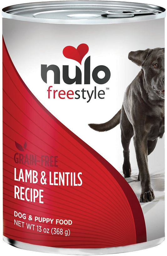 Nulo Dog Freestyle Pate Lamb & Lentils Recipe Grain-Free Canned Dog Food, 13-oz (Size: 13-oz)