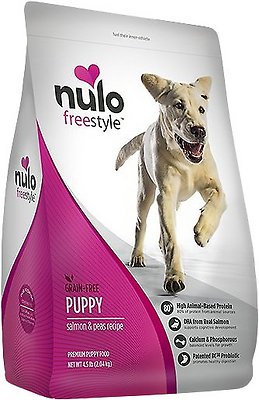 Nulo Dog Freestyle Salmon & Peas Recipe Grain-Free Puppy Dry Dog Food, 11-lb (Size: 11-lb)