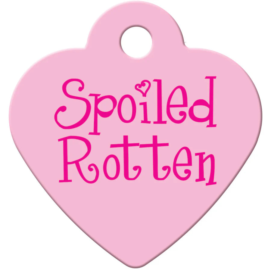 Spoiled Rotten Pink Small Heart