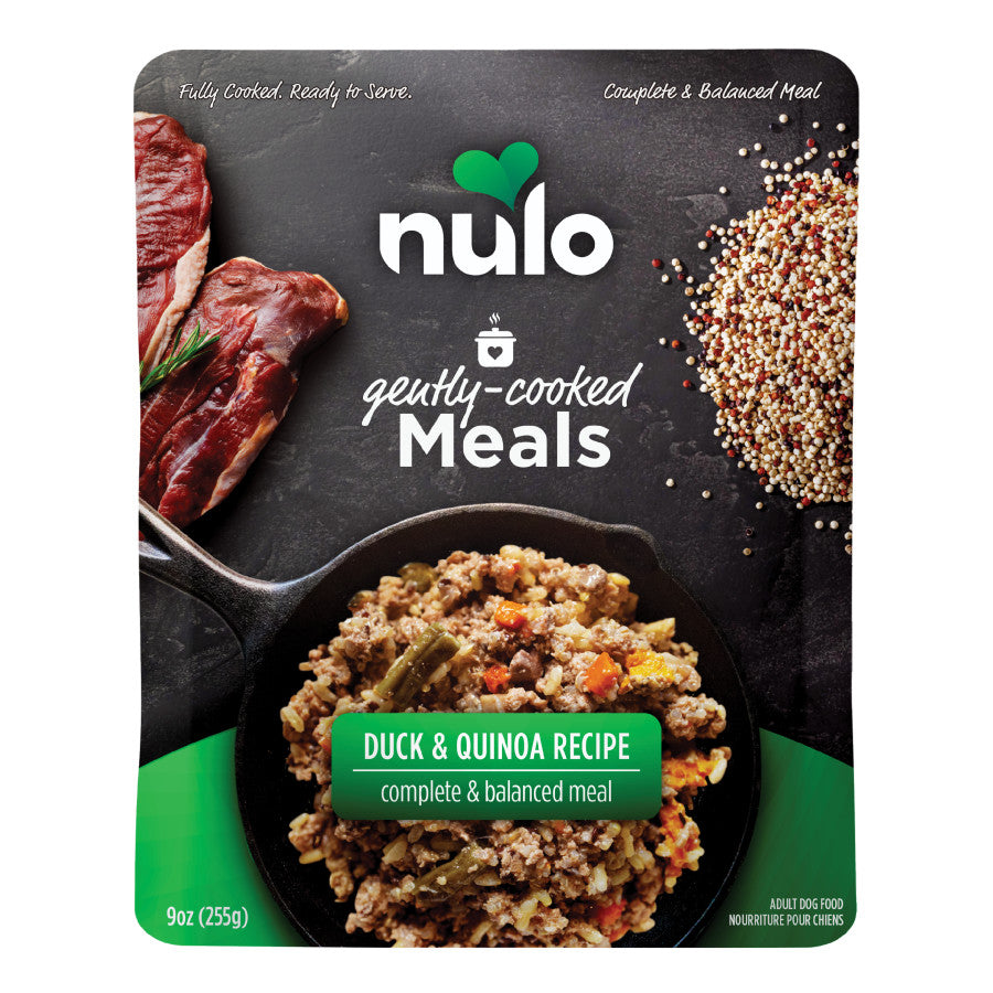 Nulo Gently-Cooked Meals Pouch Dog Food Duck & Quinoa, 8ea/9 oz