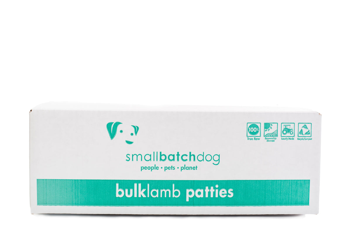 SMALLBATCH DOG BULK PATTIES LAMBBATCH FROZEN .5LB