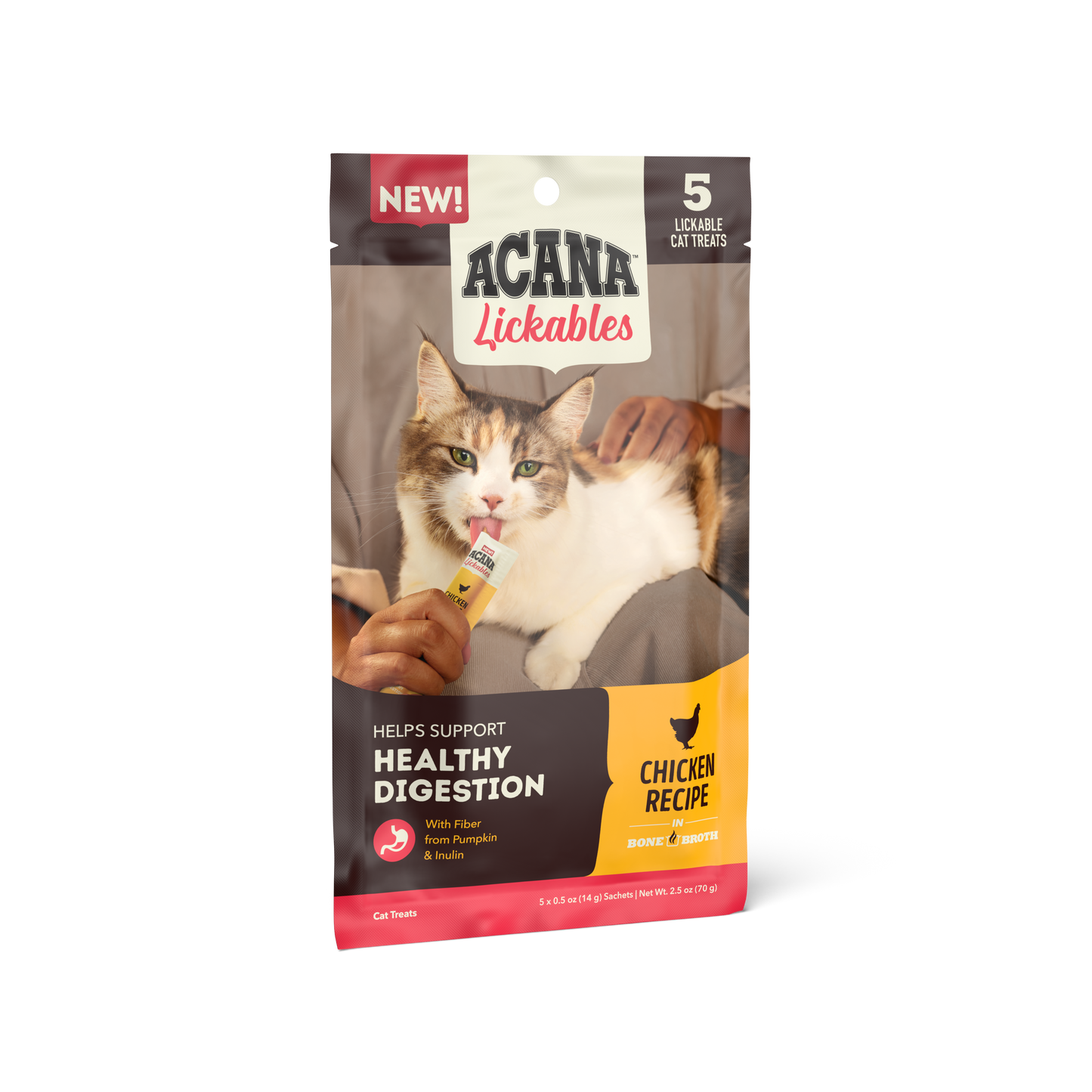 ACANA CAT LICKABLES CHICKEN 5CT TREAT 2.5OZ