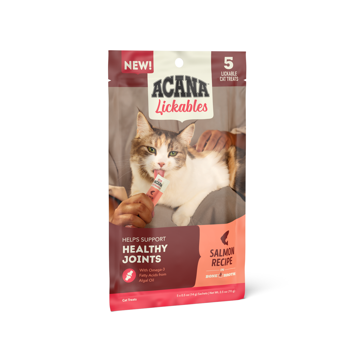 ACANA CAT LICKABLES SALMON 5CT TREAT 2.5OZ