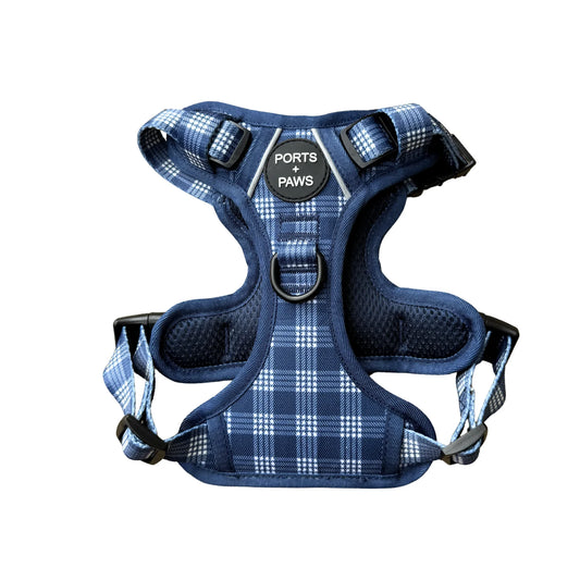 PORTS + PAWS  RUGGED HARNESS - PALAKA BLUE