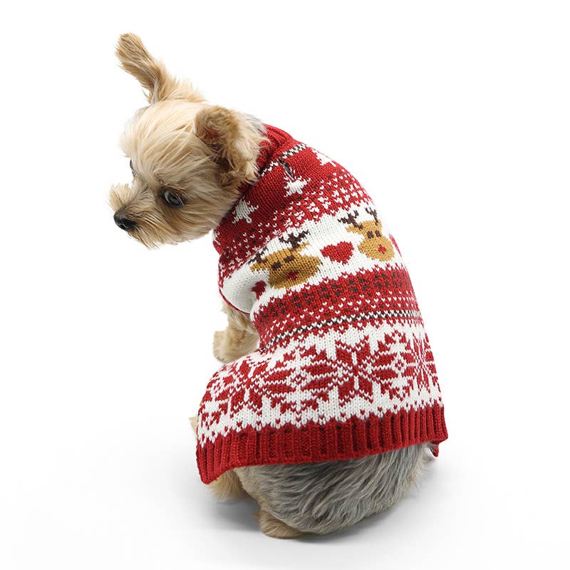 Reindeer Fair Isle Sweater: M