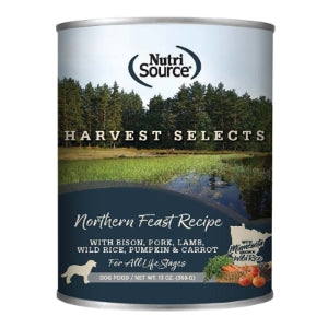 NUTRISOURCE DOG HARVEST SELECTS NORTHERN FEAST 12.3OZ
