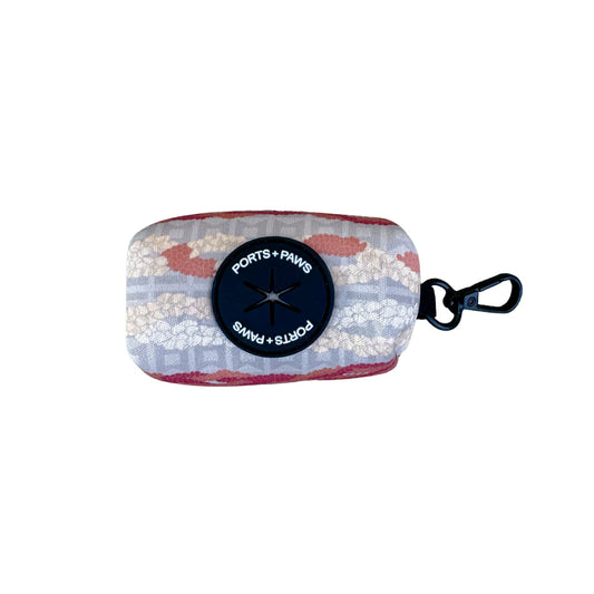 PORTS + PAWS  POOP BAG HOLDER - NIʻIHAU PŪPŪ SHELL