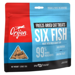 ORIJEN CAT FREEZE-DRIED TREAT 6 FISH 1.25OZ