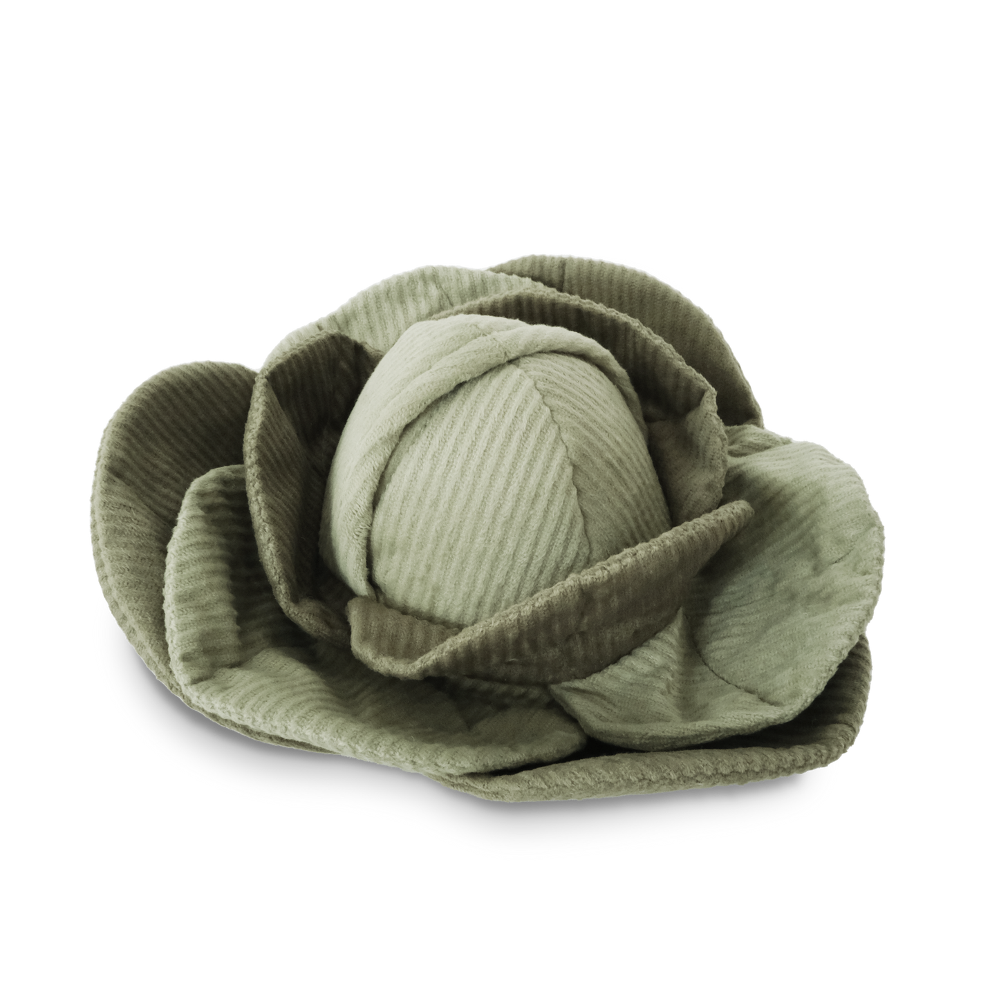 CABBAGE POP//ENRICHMENT DOG TOY: Green / Medium