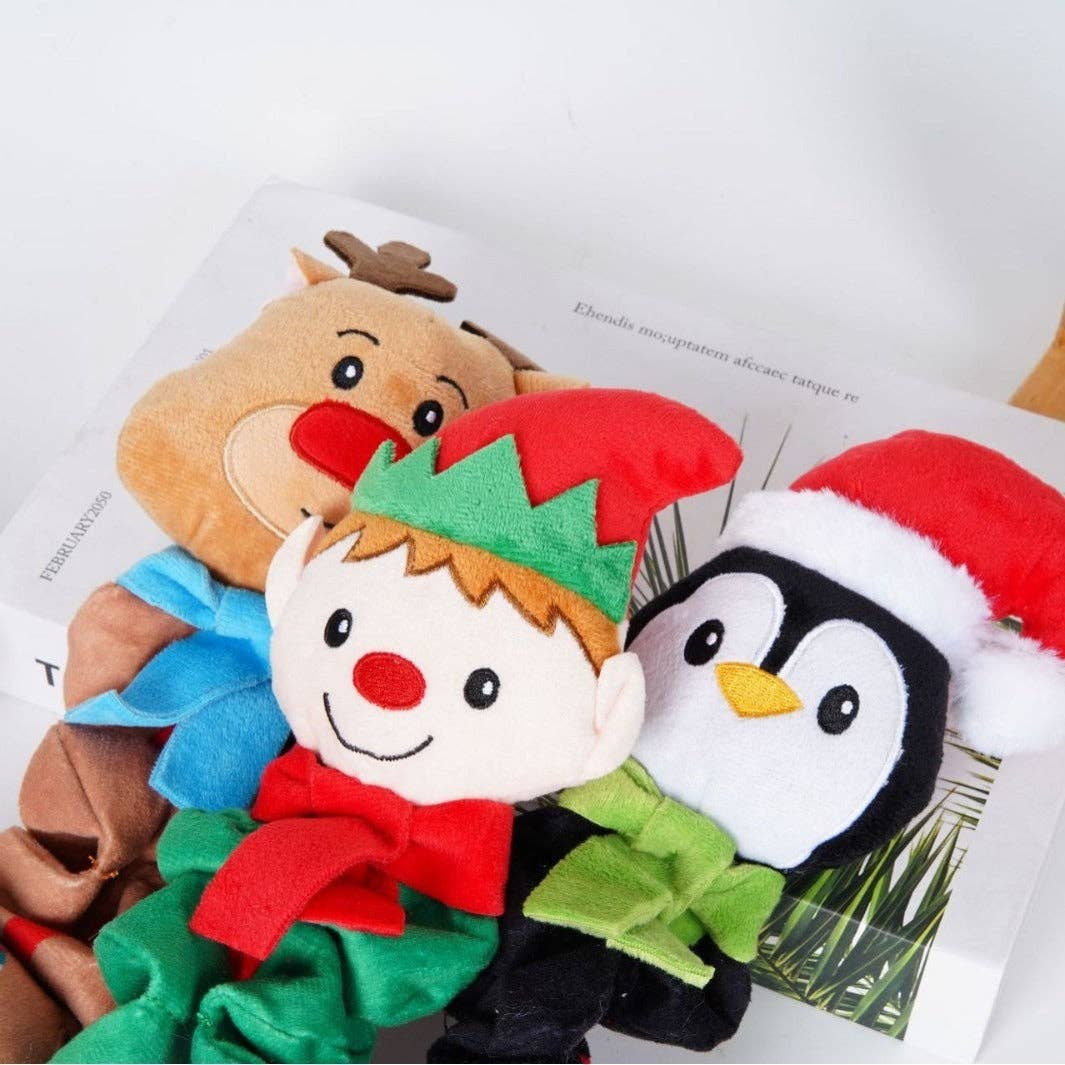 Christmoo – Christmas Squeaky Plush Toy: BRNGRN