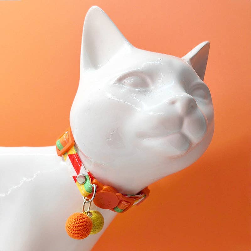 Mokka - Colorful Geometric Cat Collar: Pink