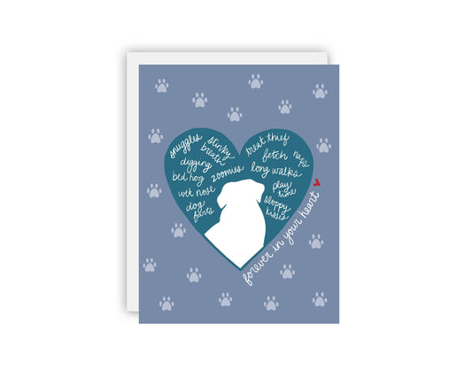 Dog Loss Pet Sympathy Card