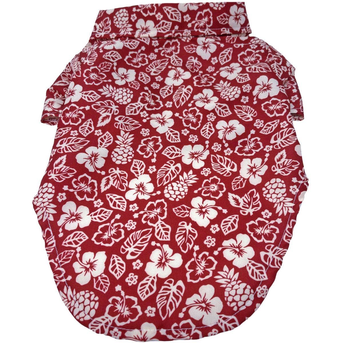 Hawaiian Camp Shirt - Aloha Red: X-Large