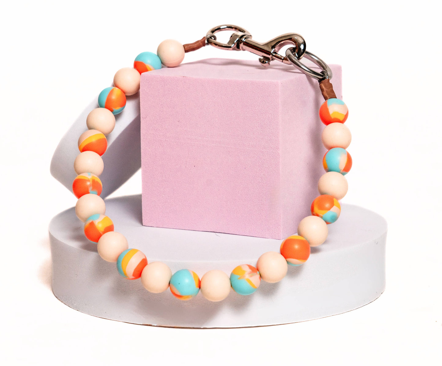 Surf's Up! | Beaded Dog Collar: 20"