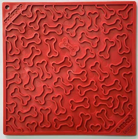 Bones Design Emat Enrichment Licking Mat: Purple Bones E-Mat