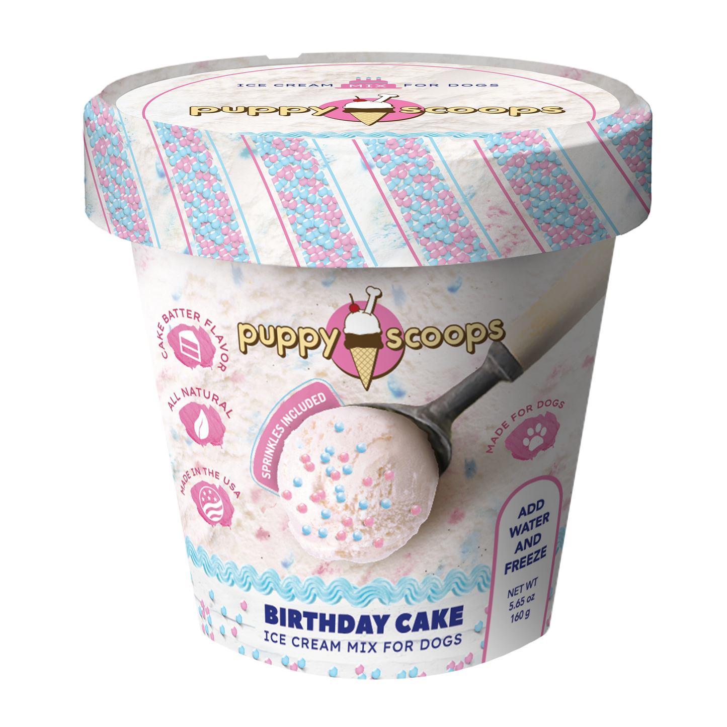 Puppy Scoops Ice Cream Mix for Dogs: Maple Bacon / 4.65 oz