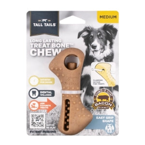 TALL TAILS DOG TREAT BONE / BULLY STICK HOLDER MEDIUM - 5 INCHES