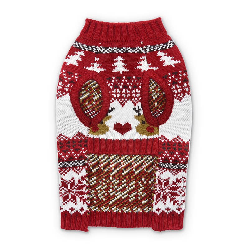 Reindeer Fair Isle Sweater: XXS