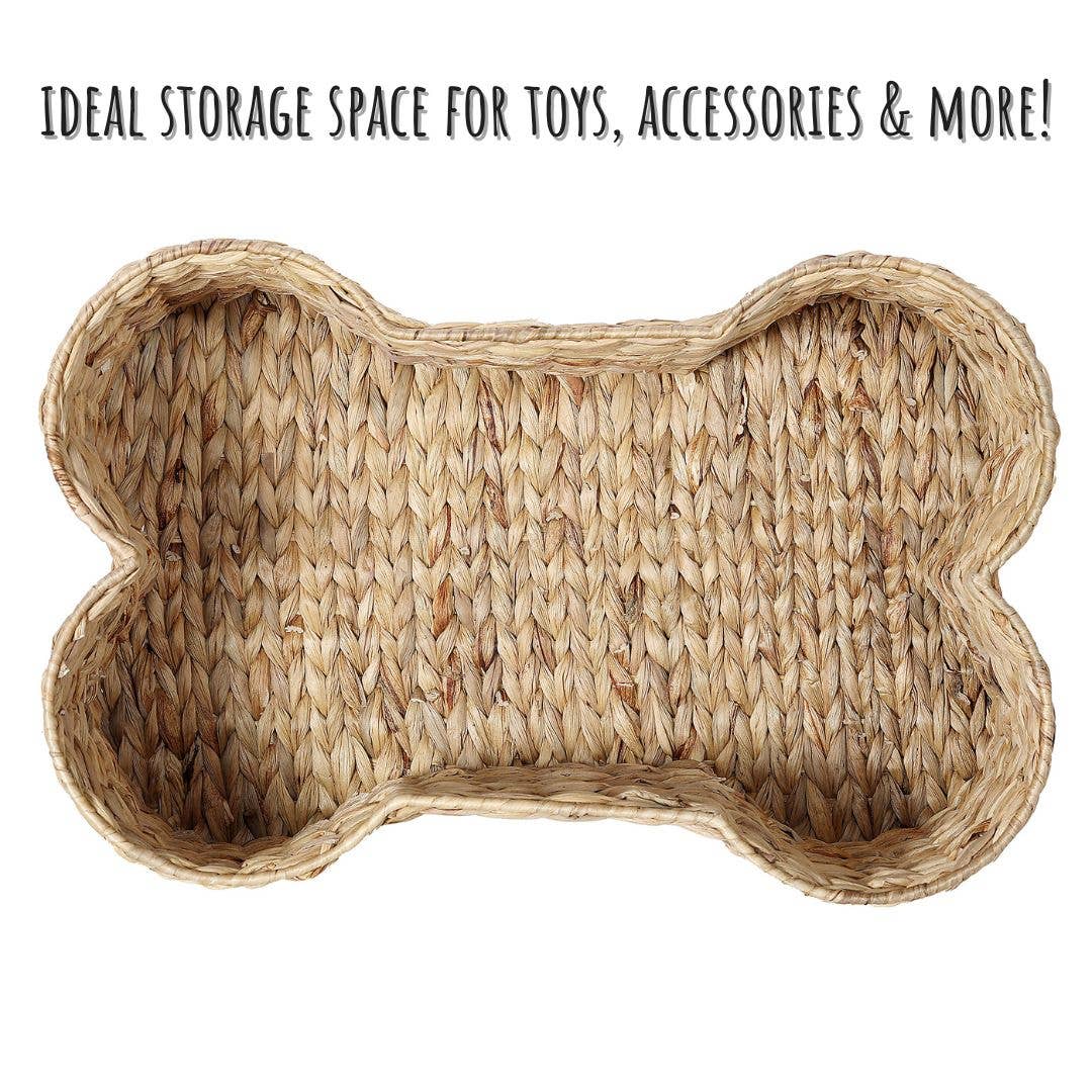 Loxley Pet Storage Basket: Small / White