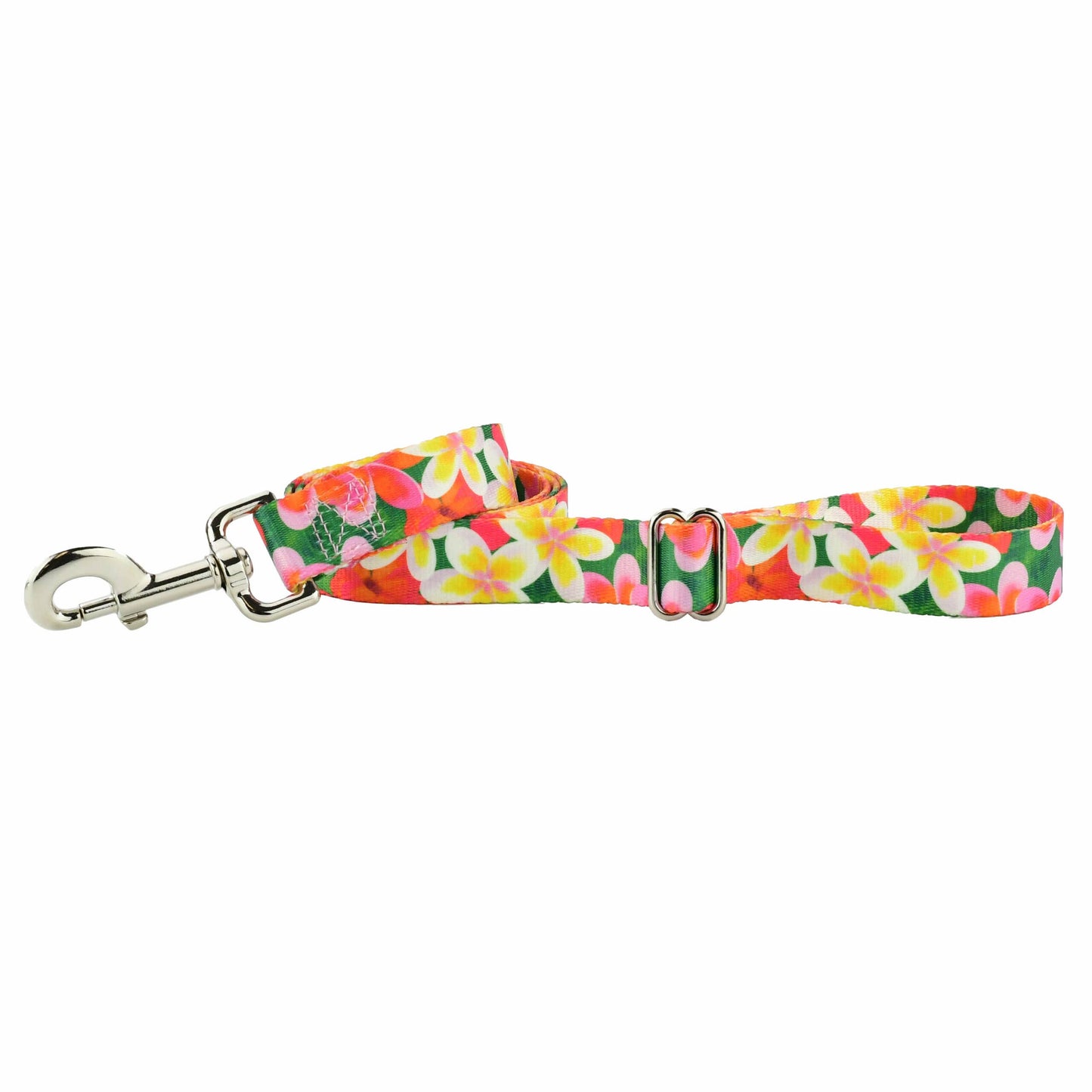 1.5″ EarthStyle Aloha Dog Collar: XX Large (26 - 34 inches) / Side Release Dog Collar / 6' Leash
