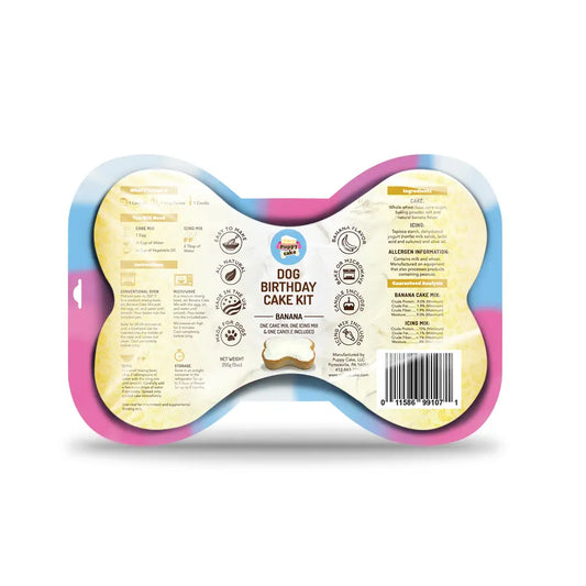 Dog Birthday Cake Kit-Banana