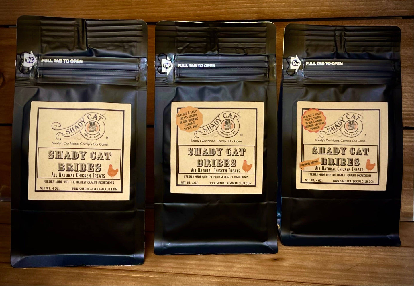 Shady Cat Bribes - Cat Treats Calming Chicken and Valerian