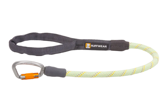 Knot-a-Long™ Short Rope Dog Leash- Moss Green