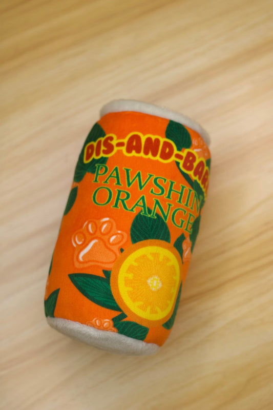 Dis and Bark Pawshin Orange Can