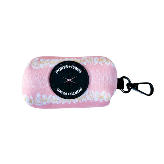 PORTS + PAWS  POOP BAG HOLDER - PLUMERIA