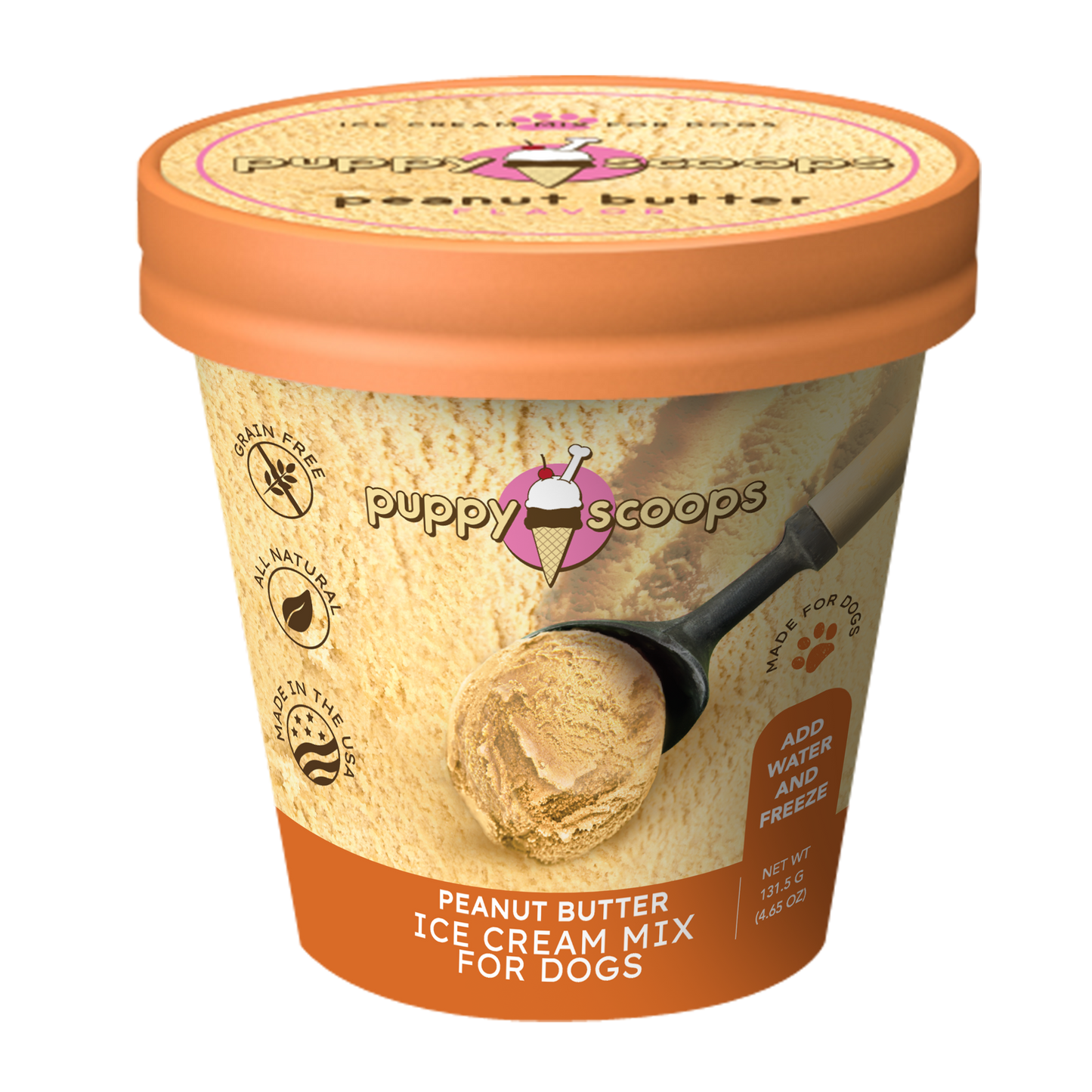 Puppy Scoops Ice Cream Mix for Dogs: Maple Bacon / 4.65 oz
