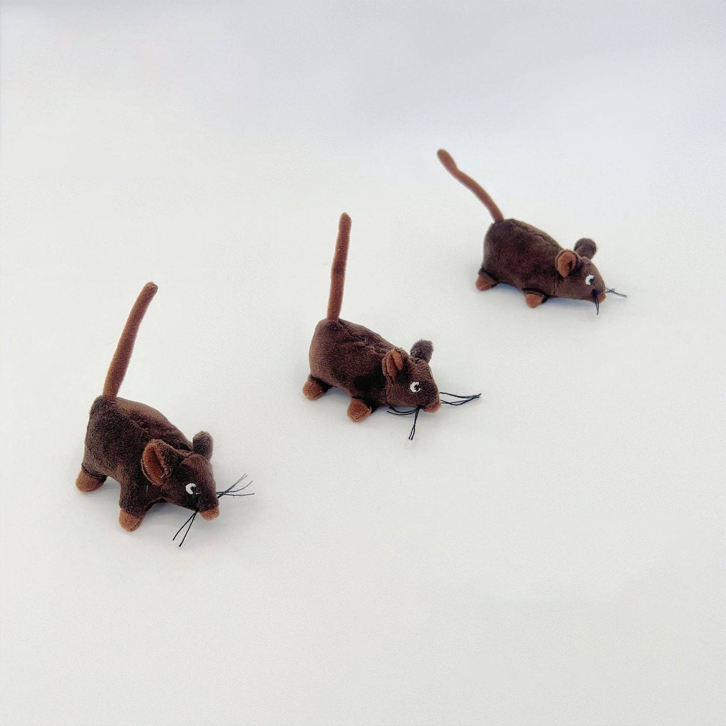 Moo - Brown Mouse Cat Toy