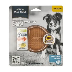 TALL TAILS DOG WAFFLE CHEW MEDIUM - 4 INCHES
