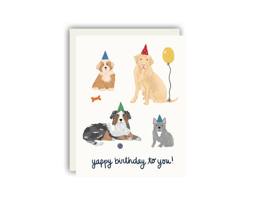 Dog Happy Birthday Card