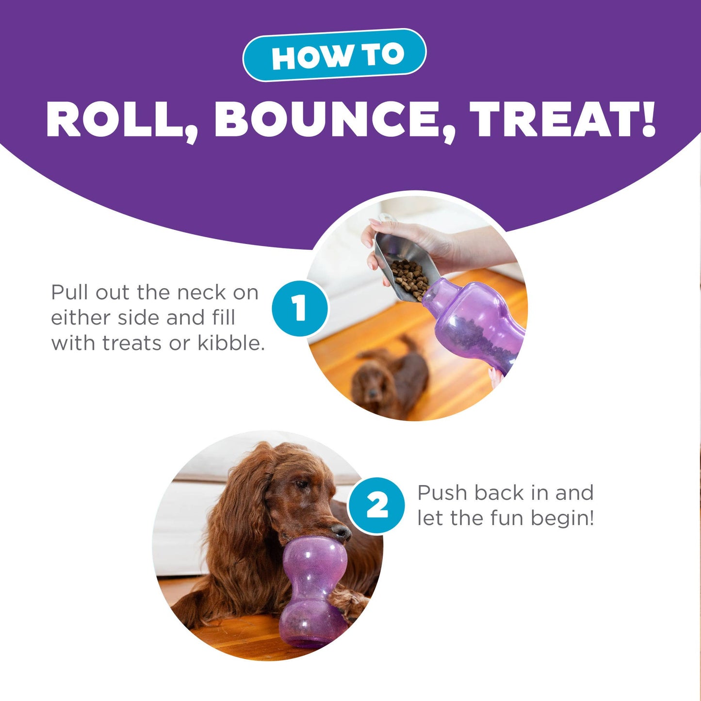 Planet Dog Orbee-Tuff Double Snoop Interactive Dog Toy