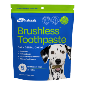 ARK NATURALS DOG BRUSHLESS TOOTHPASTE MEDIUM 18OZ