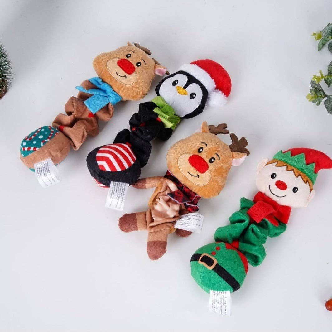 Christmoo – Christmas Squeaky Plush Toy: BRNGRN