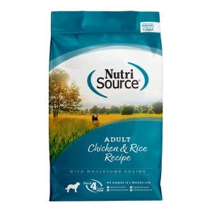 NUTRISOURCE DOG ADULT CHICKEN & RICE 12LBS