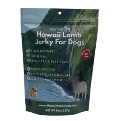 Hawaii Lamb Jerky For Dogs