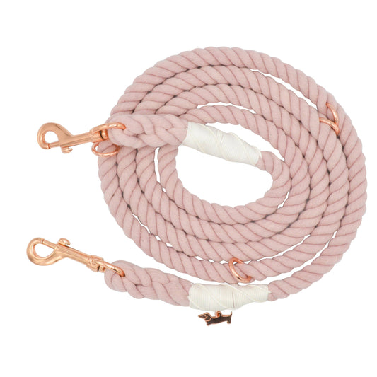 Hands Free Rope Leash - Rose All Day: 7 feet