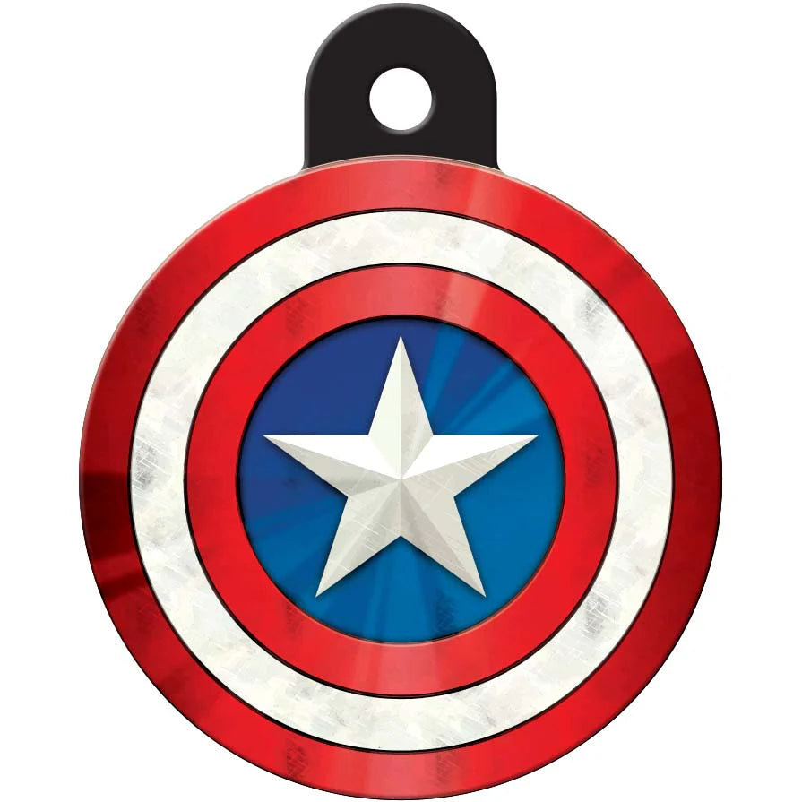 MARVEL Captain America Shield Pet ID Tag