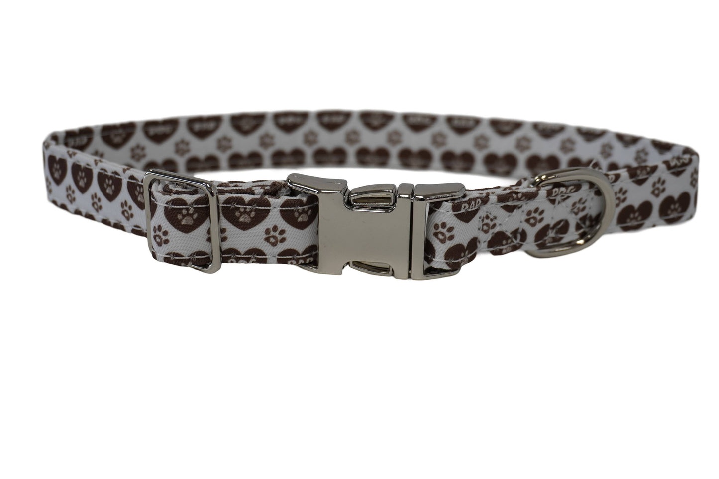Heart Paw Dog Collar: Medium