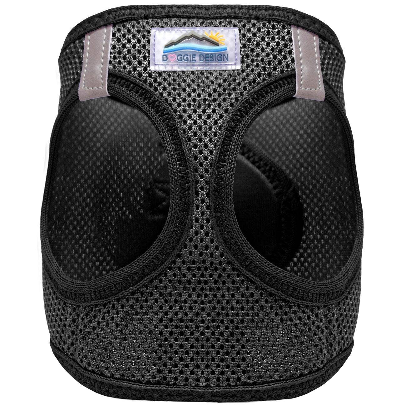 American River Solid Dog Harness - Black: Small
