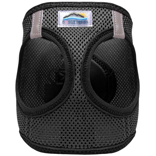 American River Solid Dog Harness - Black: Small