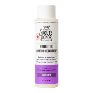 SKOUT'S HONOR DOG PROBIOTIC SHAMPOO + CONDITIONER LAVENDER 16OZ