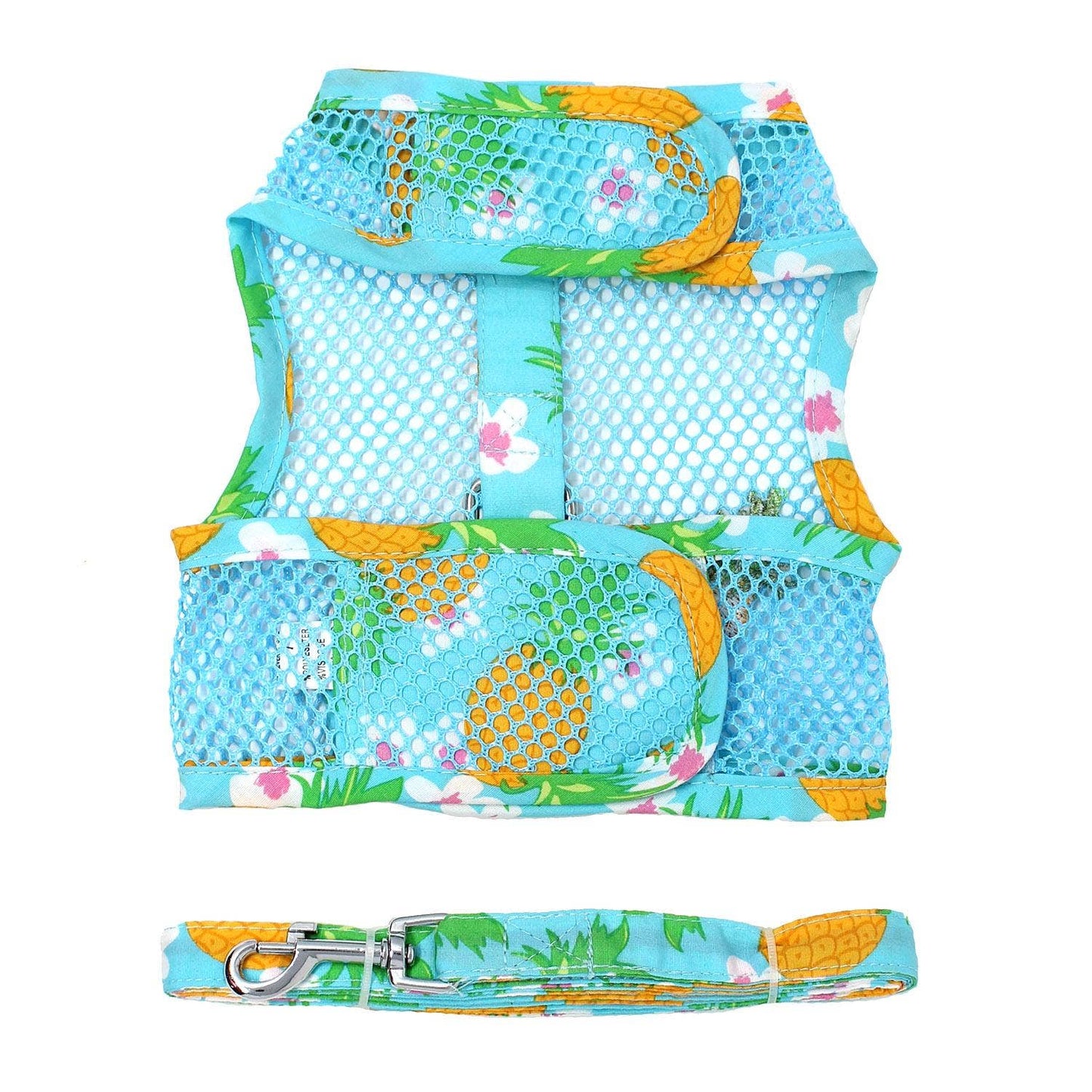 Cool Mesh Dog Harness - Pineapple Luau: X-Small