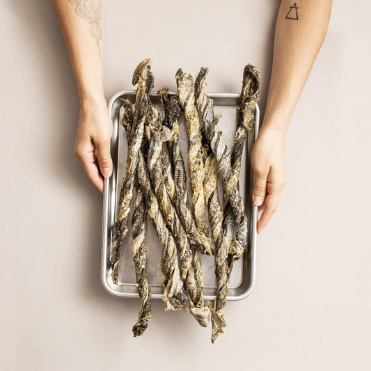 Bulk Cod Skins - 5LB Bulk Bag - Dog Treats