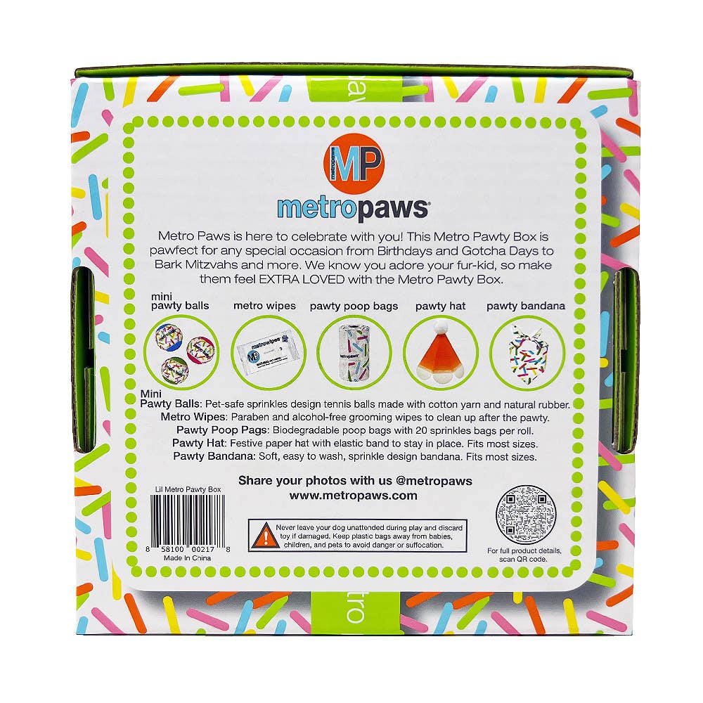 Metro Pawty Box: Lil Dog (2" Mini Metro Balls Included)